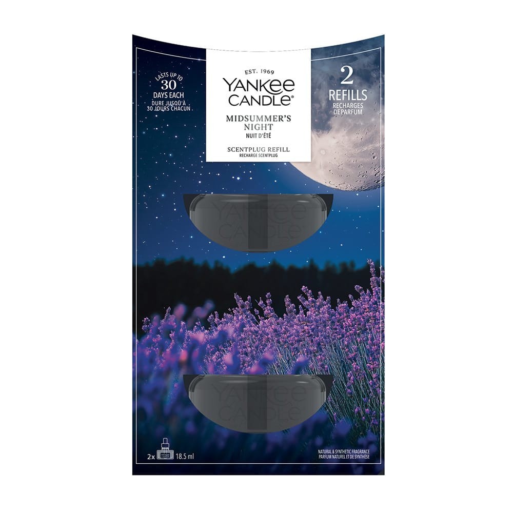 Yankee Candle ScentPlug Plug in Air Freshener Refills Fragrance MIDSUMMERS NIGHT
