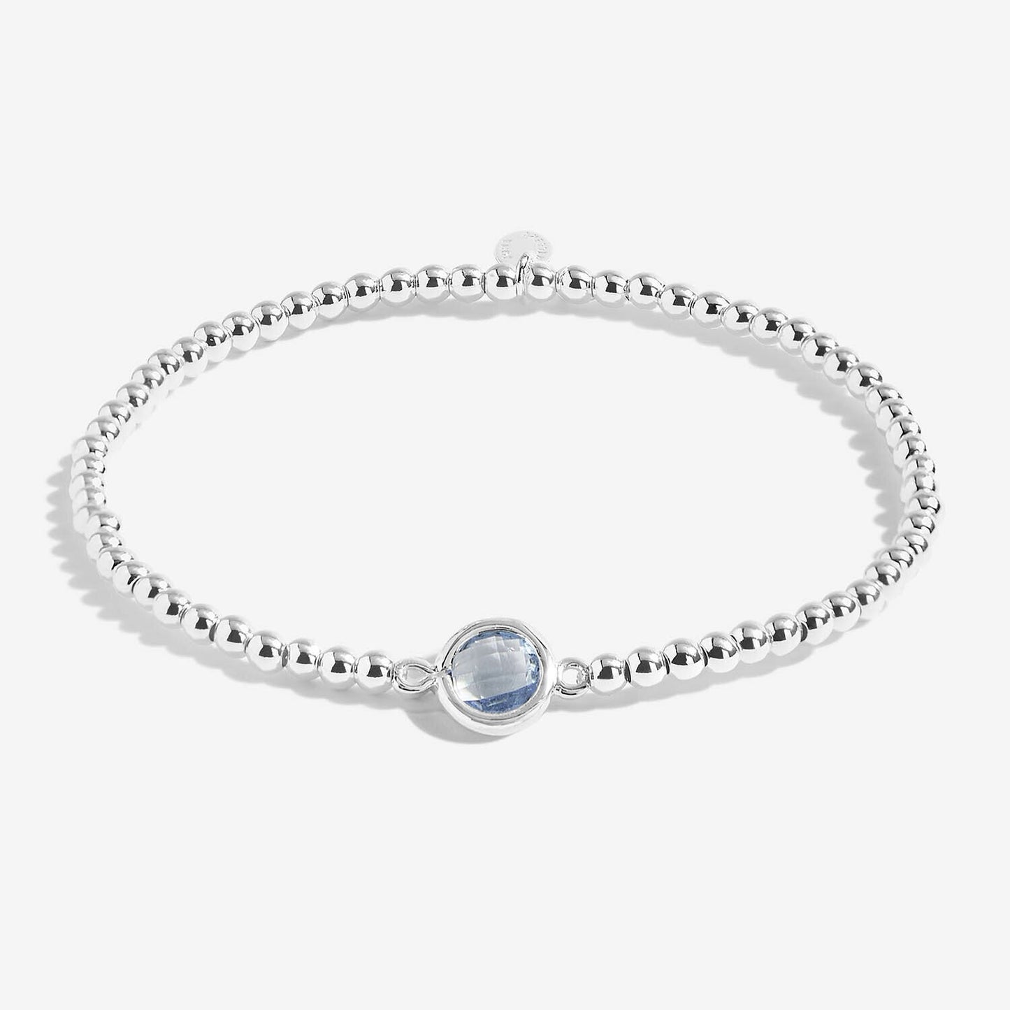 Joma Silver Plated Beaded Bracelet A Little SOMETHING BLUE + Gift Bag 5808