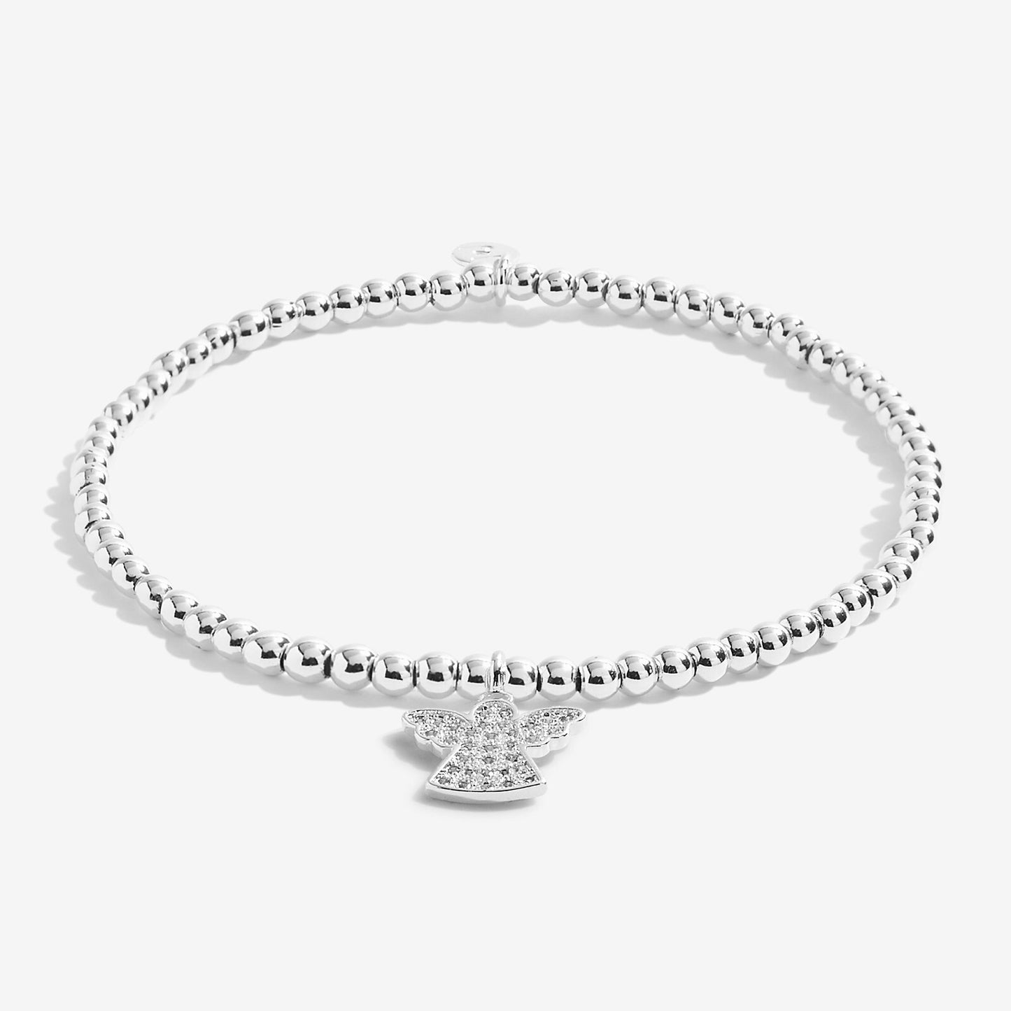 Joma Silver Plated Beaded Bracelet A Little ANGELS WATCHING OVER YOU - 4967