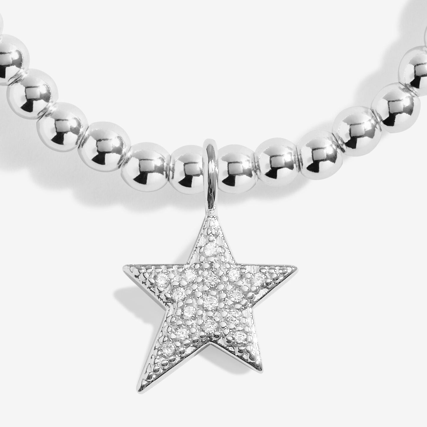Joma Silver Plated Beaded Bracelet A Little FOREVER PROUD OF YOU + Gift Bag
