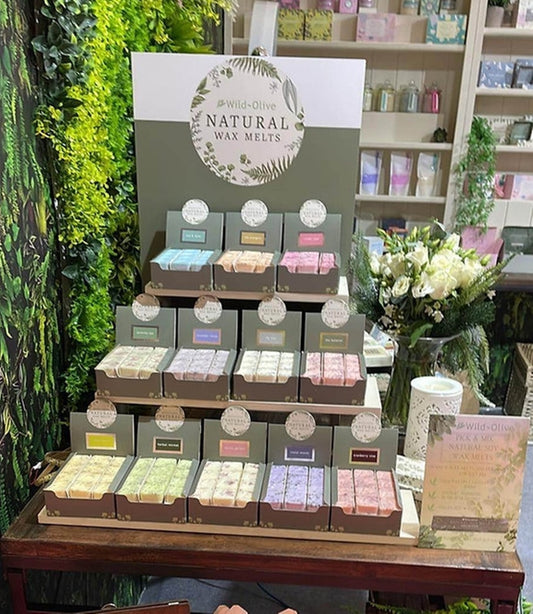 Wild Olive 100% Soy Wax Melts Box of 6 Pick / Mix your favourite fragrance 90hrs