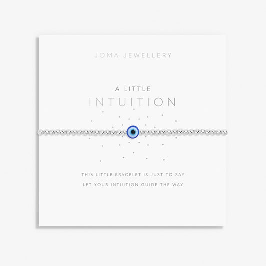 Joma Jewellery Silver Plated Beaded Bracelet A Little INTUITION + GIFT BAG 8157
