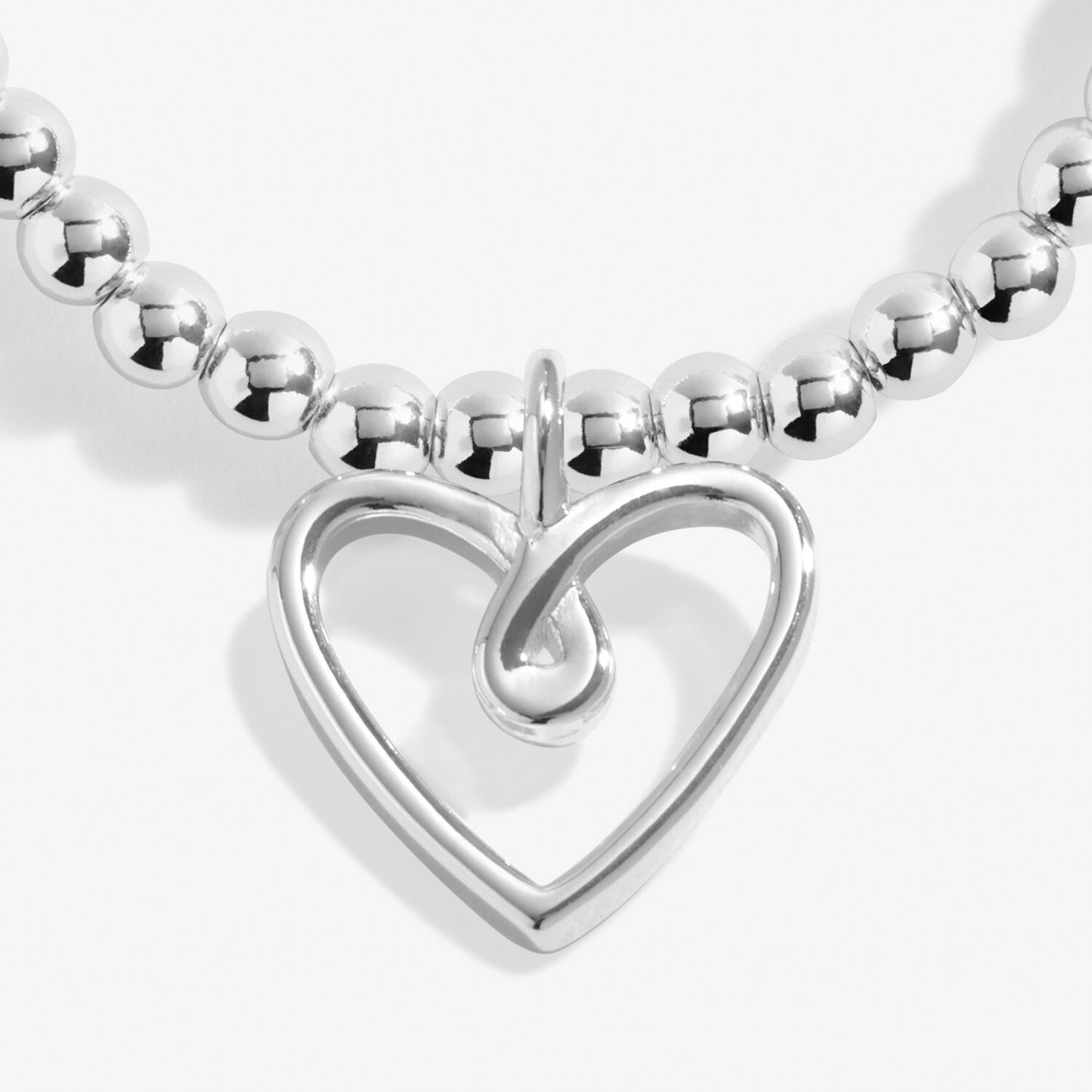 Joma Silver Plated Beaded Bracelet A Little LUCKY TO HAVE A SISTER LIKE YOU