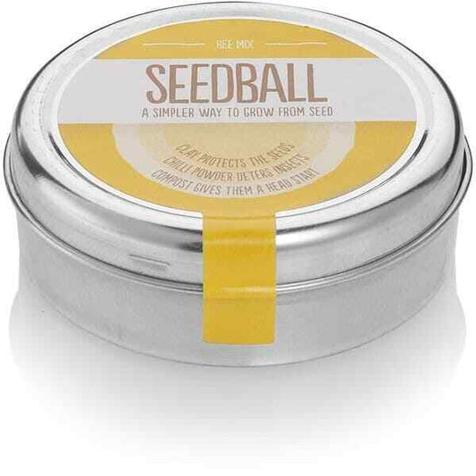 Seedball Bee Mix Seed Bombs (British Wild Flower Tin)  - Sow Spring Autumn