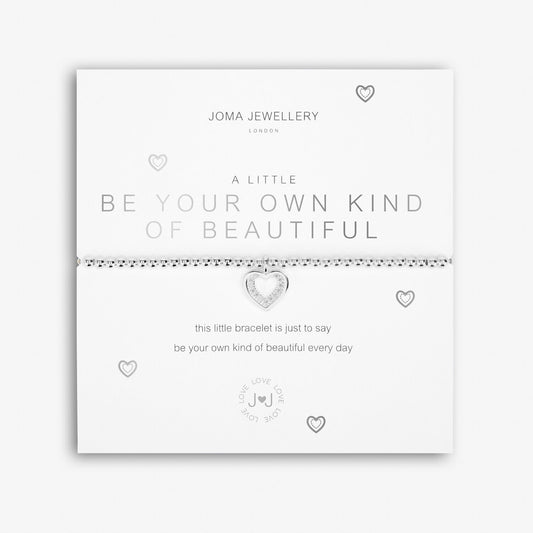 Joma Silver Plated Beaded Bracelet A Little BE YOUR OWN KIND OF BEAUTIFUL - 5225
