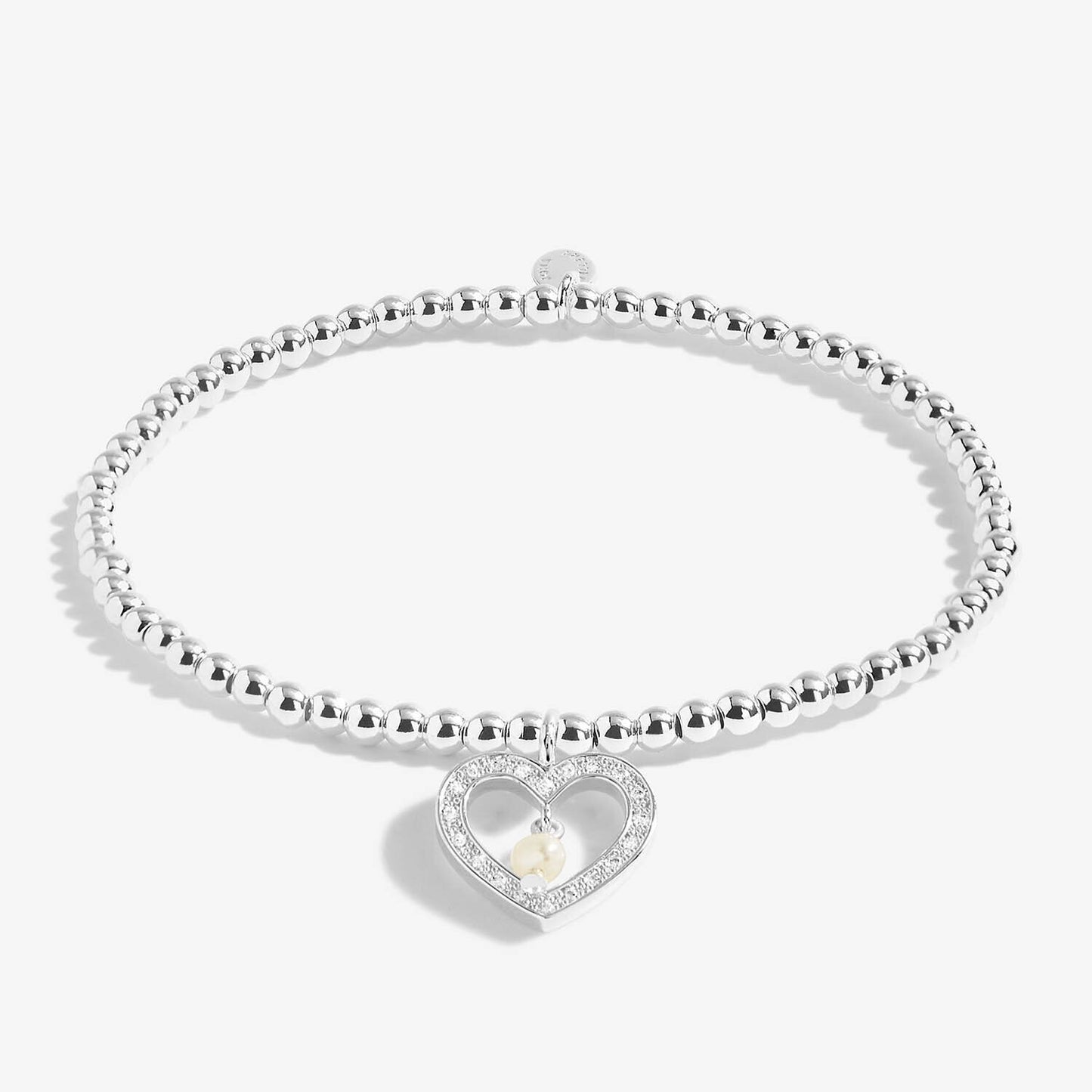 Joma Jewellery Silver Plated Beaded Bracelet A Little SPECIAL GRANDMA + Gift Bag