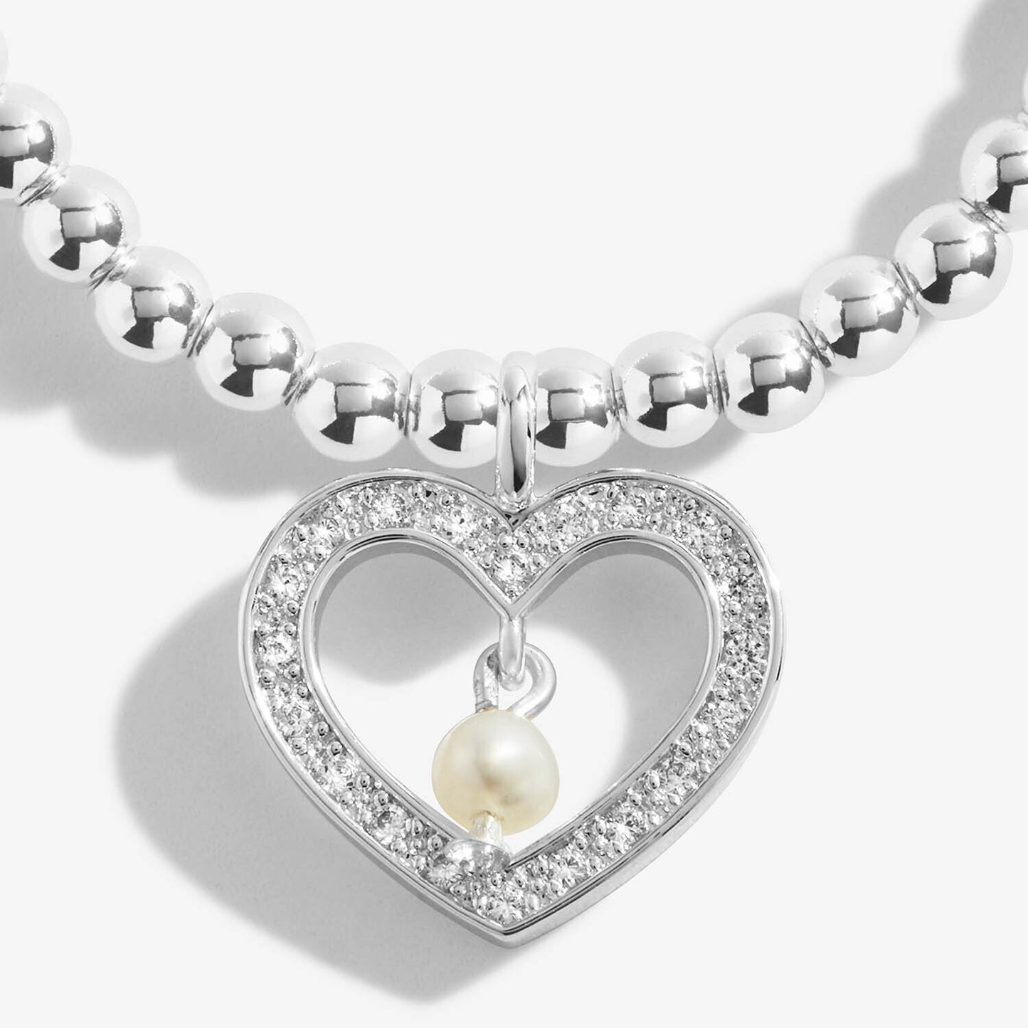 Joma Jewellery Silver Plated Beaded Bracelet A Little SPECIAL GRANDMA + Gift Bag