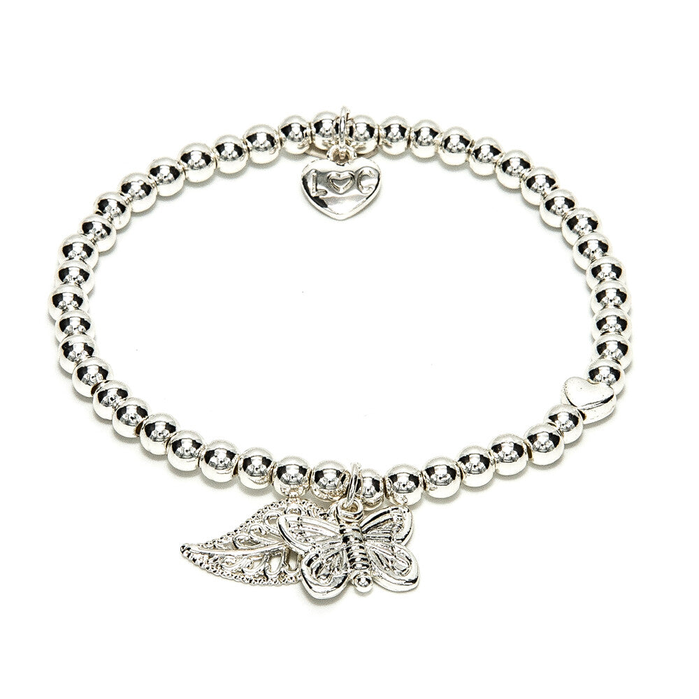 Life Charms Bracelet - " I Was THINKING OF YOU " -  Beautifully Gift Boxed