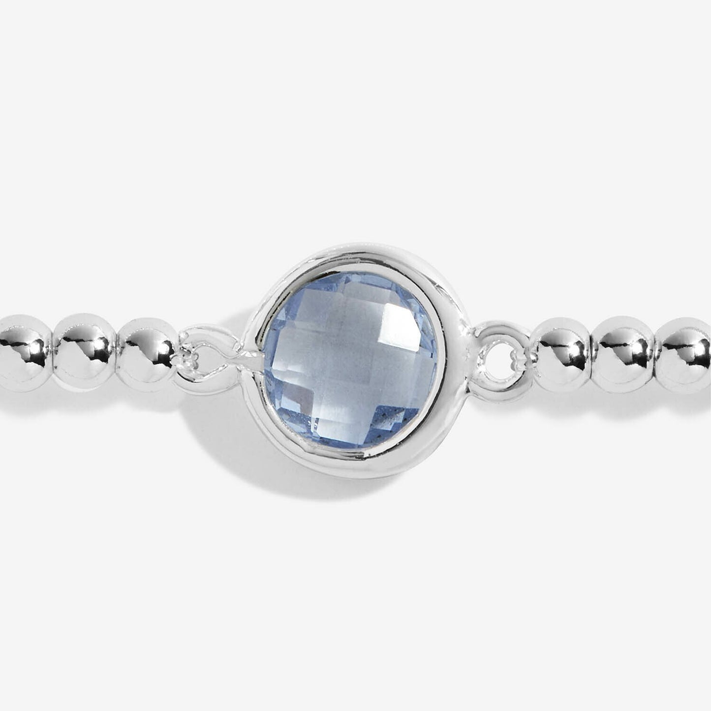 Joma Silver Plated Beaded Bracelet A Little SOMETHING BLUE + Gift Bag 5808
