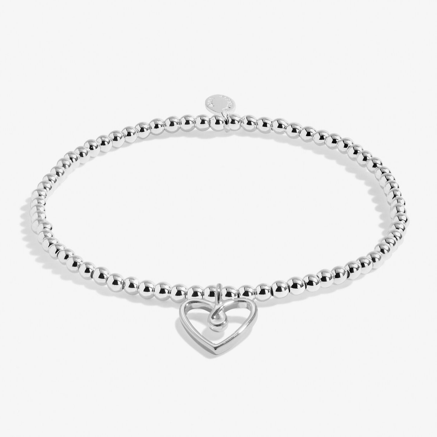 Joma Silver Plated Beaded Bracelet A Little LUCKY TO HAVE A SISTER LIKE YOU