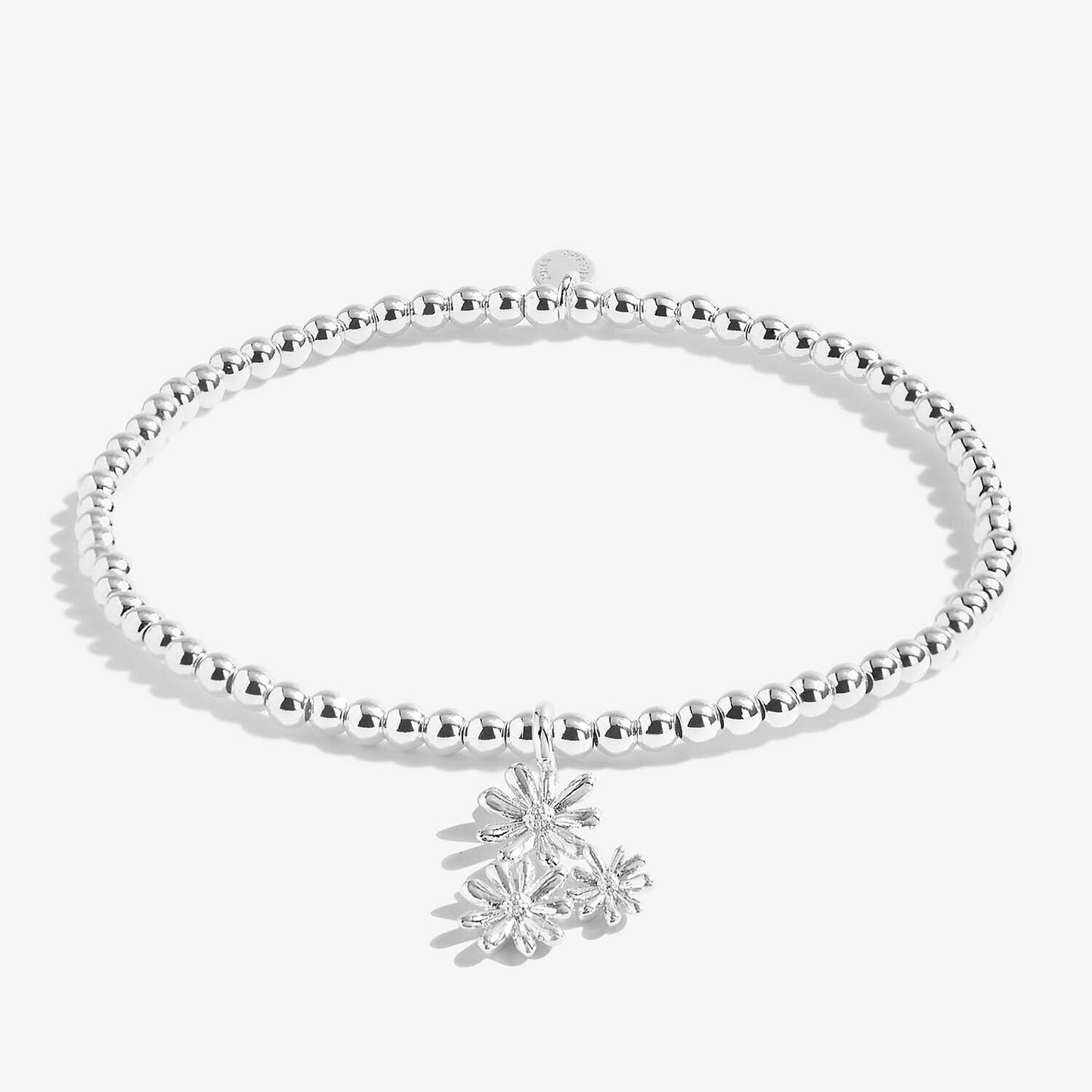 Joma Jewellery Silver Plated Beaded Bracelet A Little SYMPATHY + Gift Bag