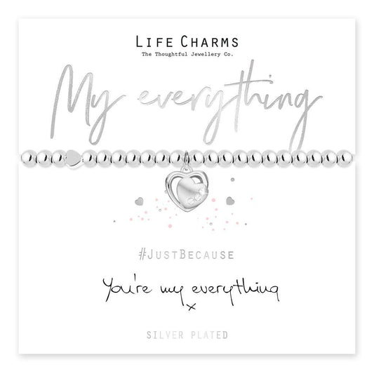 Life Charms Bracelet - MY EVERYTHING - Beautifully Gift Boxed Lovely Gift
