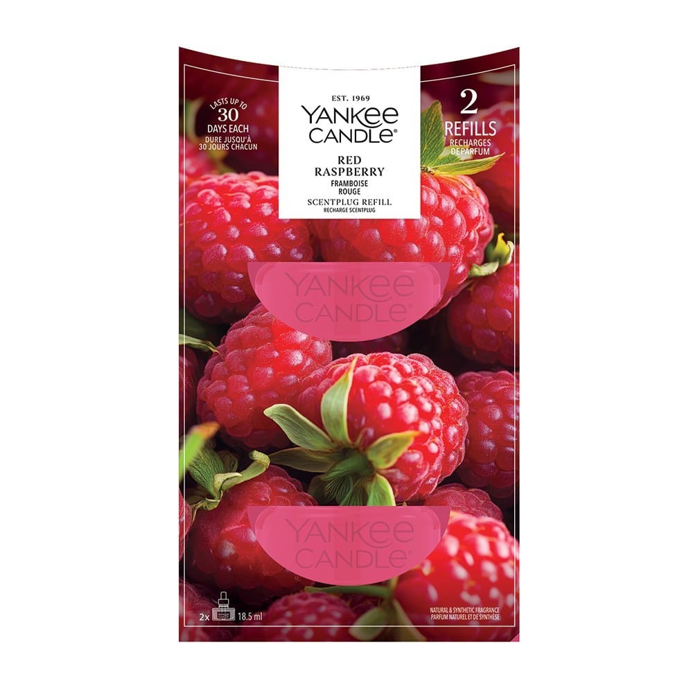 Yankee Candle ScentPlug Plug in Air Freshener Refills Fragrance RED RASPBERRY
