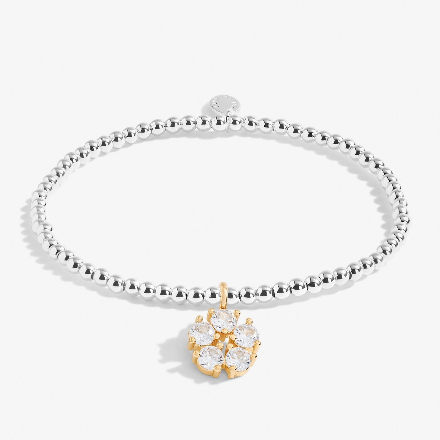 Joma Silver Plated Beaded Bracelet A Little SORRY YOU'RE LEAVING + Gift Bag 6063