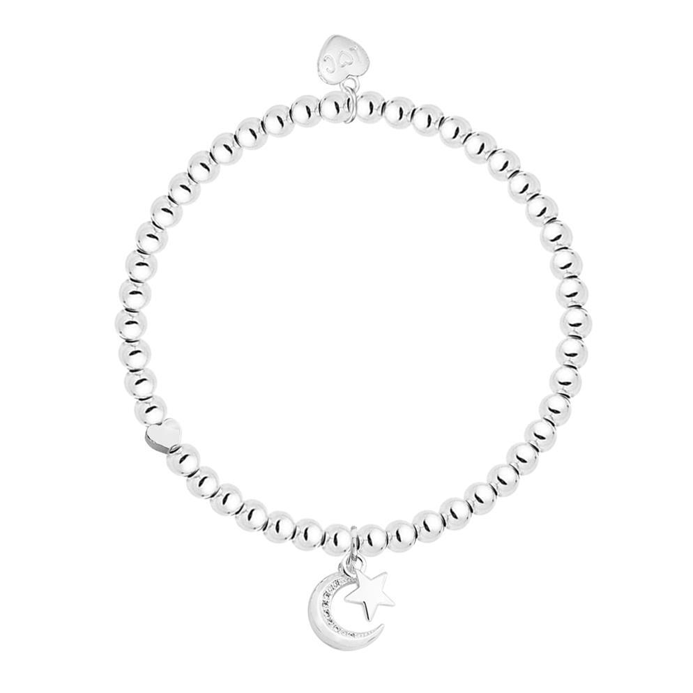 Life Charms Bracelet - MOON and STARS - Beautifully Gift Boxed Lovely Gift