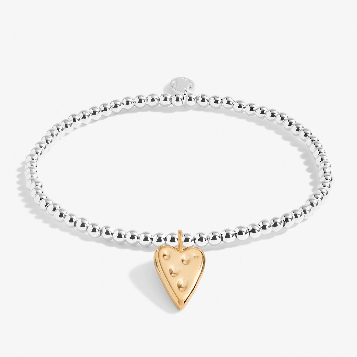 Joma Silver Plated Beaded Bracelet A Little LIFE IS BETTER WITH YOU BY MY SIDE