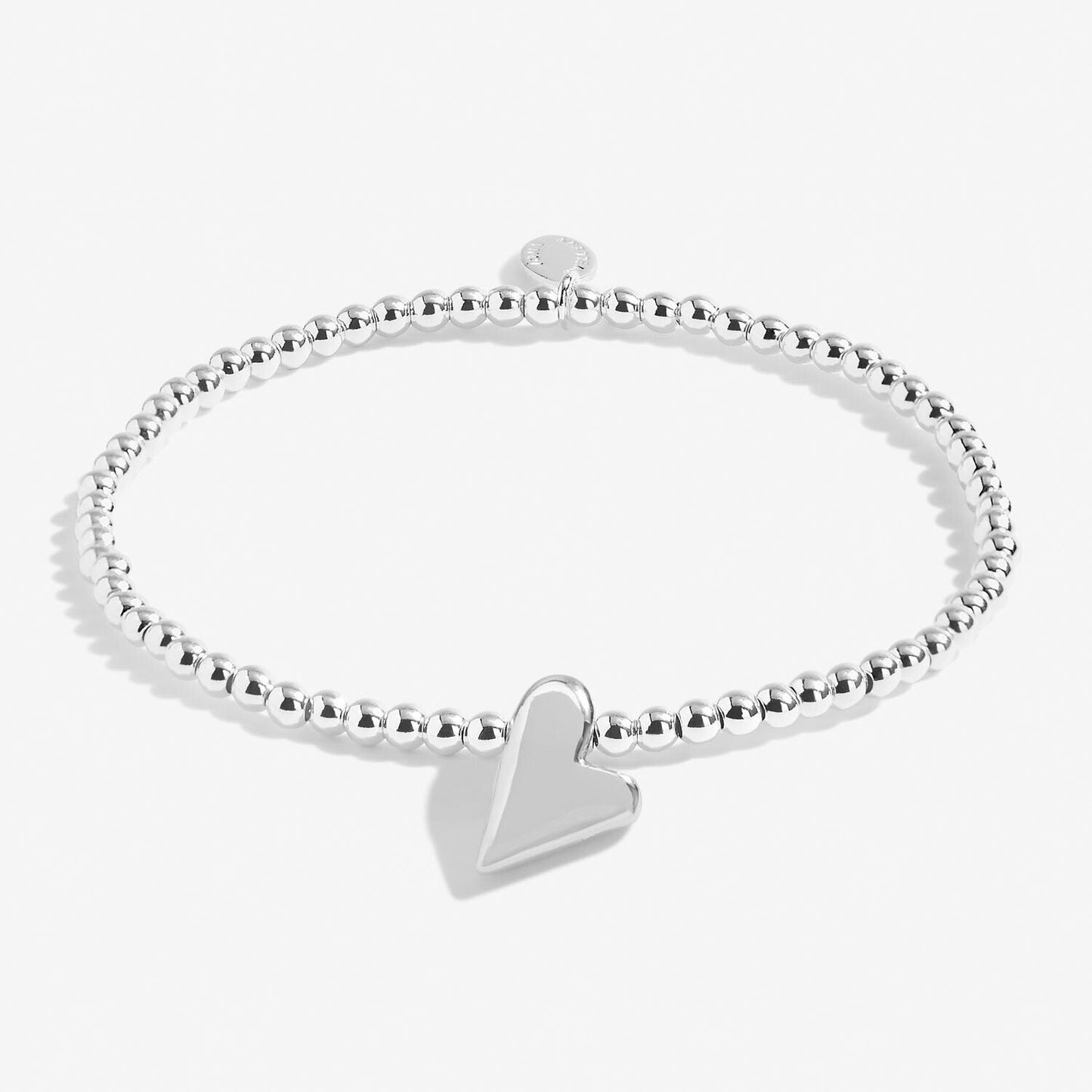 Joma Jewellery Silver Plated Beaded Bracelet A Little BEST FRIEND + Gift Bag