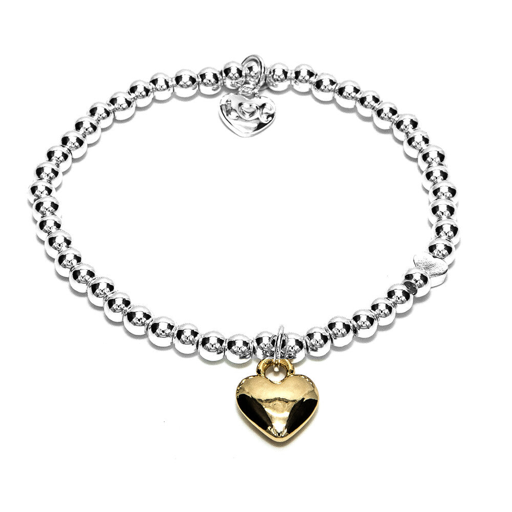 Life Charms Bracelet - " You Have a HEART OF GOLD " - Beautifully Gift Boxed