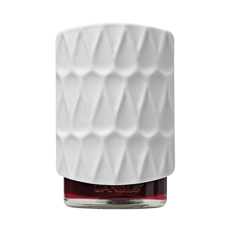 Yankee Candle Scent UK Plug Diffuser Base Unit - Organic Pattern (White)