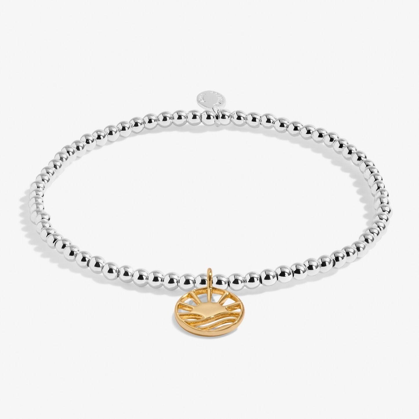Joma Silver Plated Beaded Bracelet A Little TRUST IN THE MAGIC OF NEW BEGINNINGS