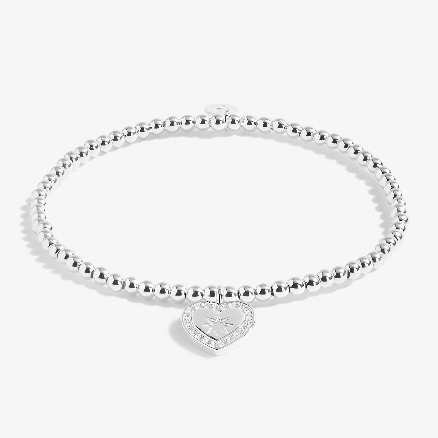 Joma Silver Plated Beaded Bracelet A Little FRIENDSHIP KNOWS NO DISTANCE 5229