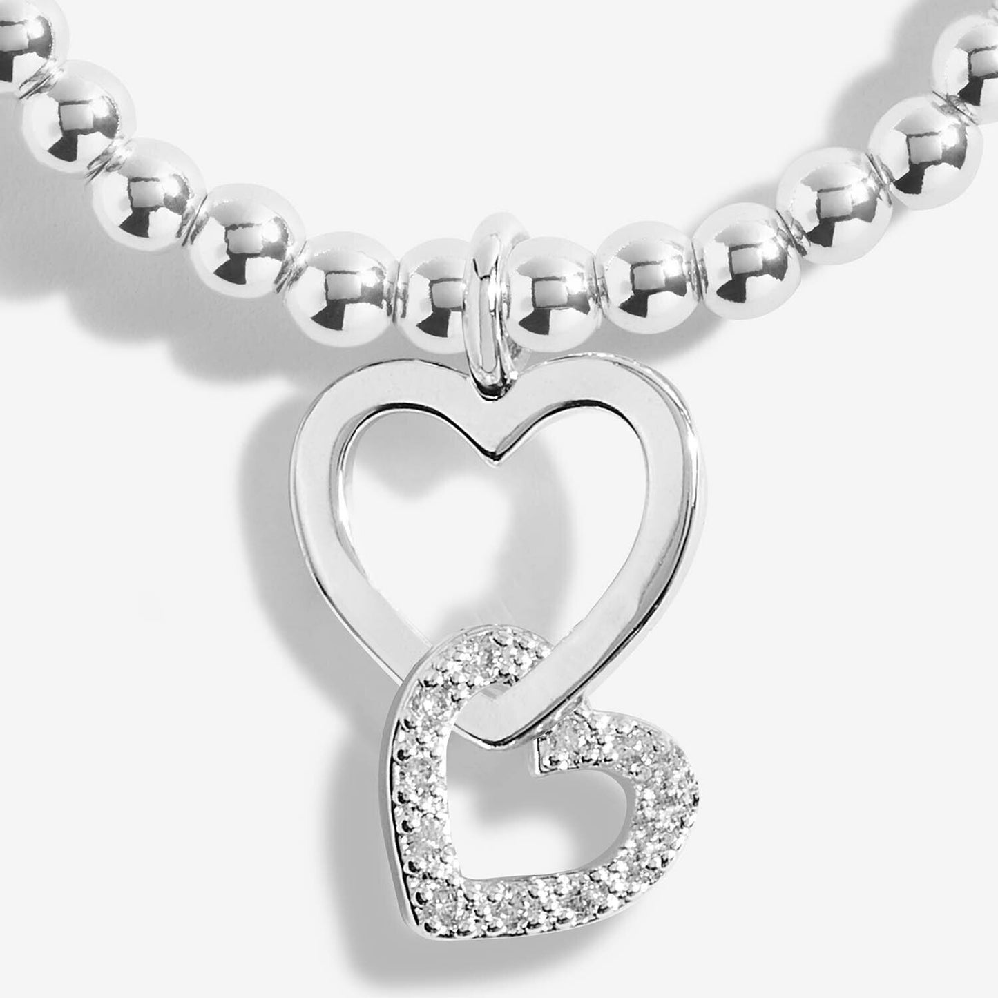 Joma Silver Plated Beaded Bracelet A Little MOTHER AND DAUGHTER + GIFT BAG 5869