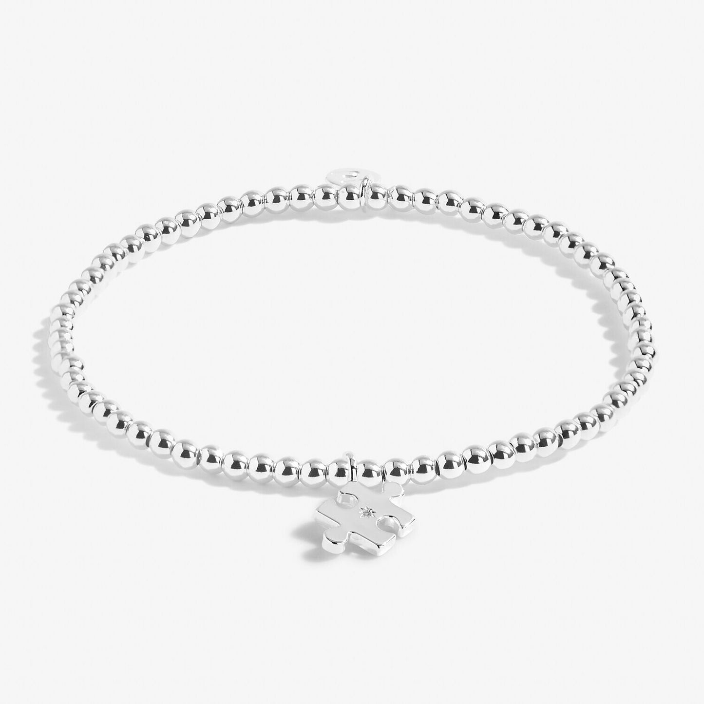 Joma Silver Plated Beaded Bracelet A Little LOVE YOU TO PIECES  + GIFT BAG 5233