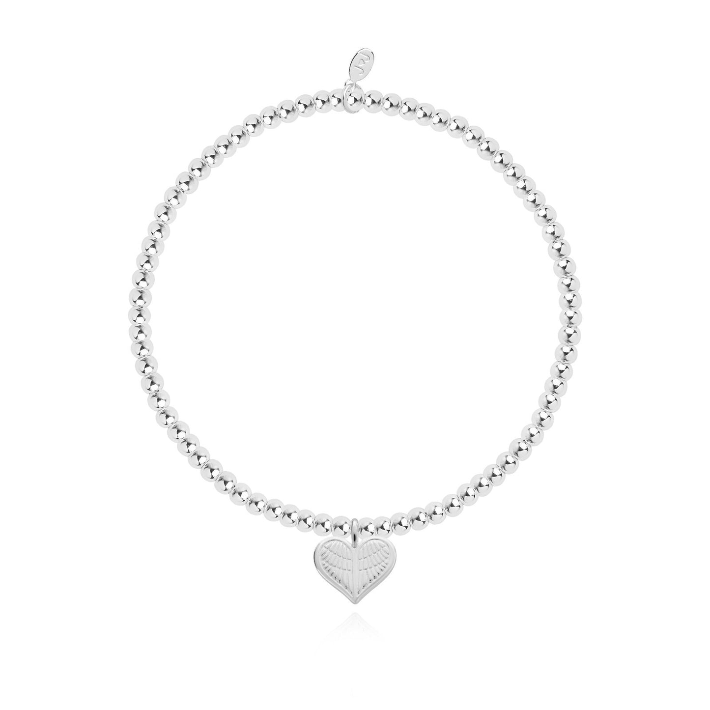Joma Silver Plated Beaded Bracelet A Little ALWAYS REMEMBERED + Gift Bag 4666
