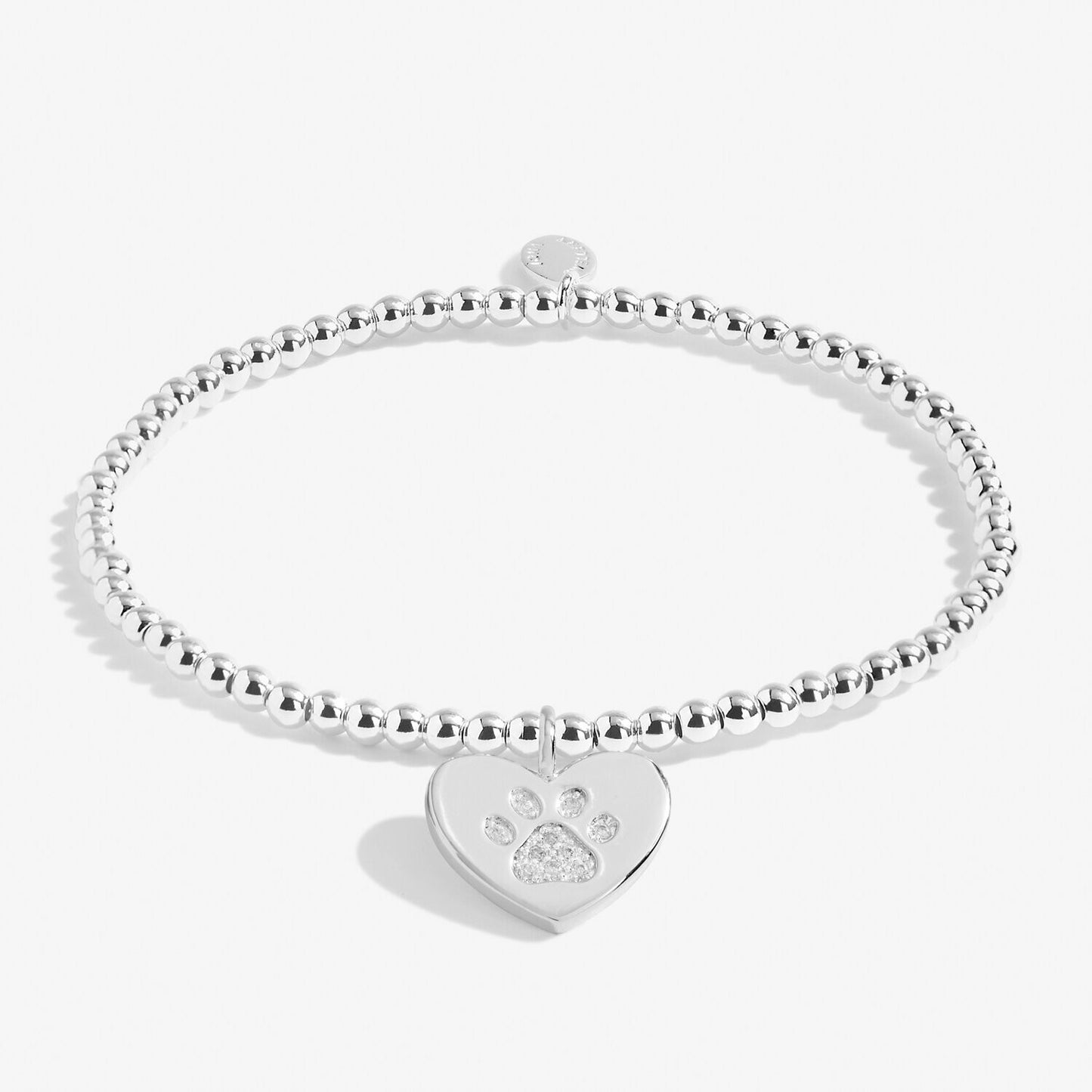 Joma Silver Plated Beaded Bracelet A Little SORRY FOR YOUR LOSS + Gift Bag 6070