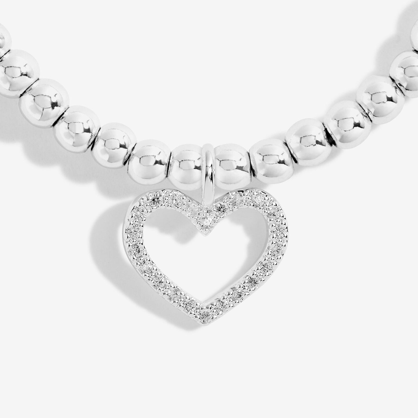 Joma Silver Plated Beaded Bracelet A Little SWEET SIXTEEN + Gift Bag 4950