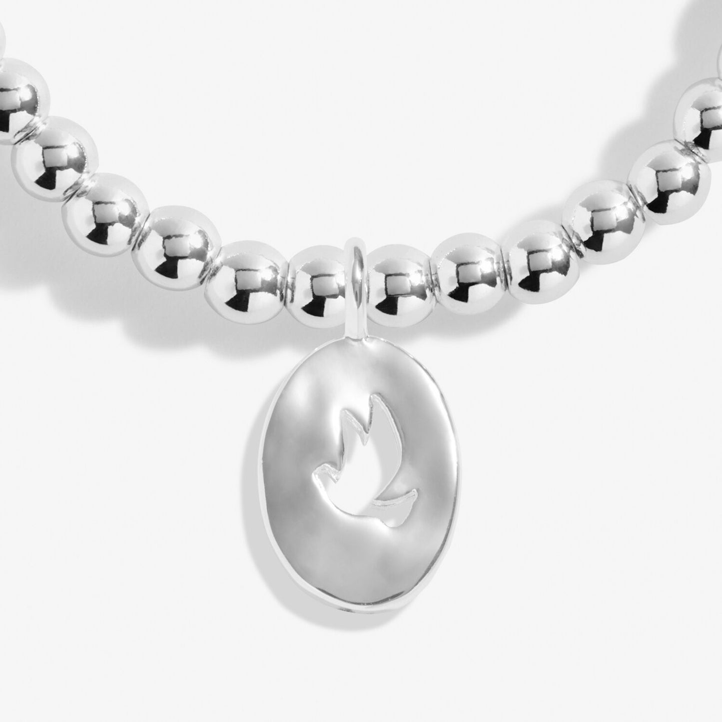 Joma Silver Plated Beaded Bracelet A Little SPECIAL THOUGHTS AND PRAYERS