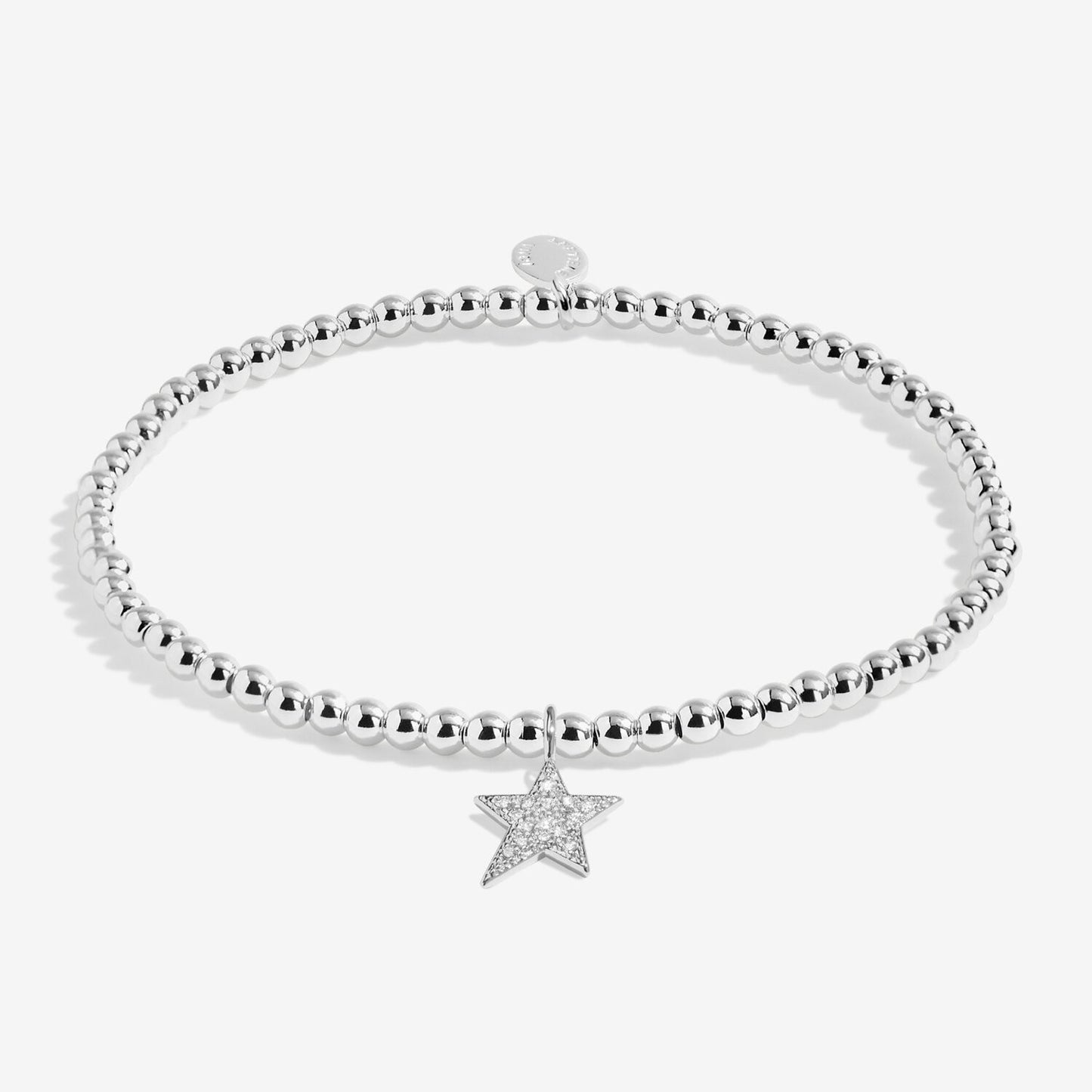 Joma Silver Plated Beaded Bracelet A Little FOREVER PROUD OF YOU + Gift Bag