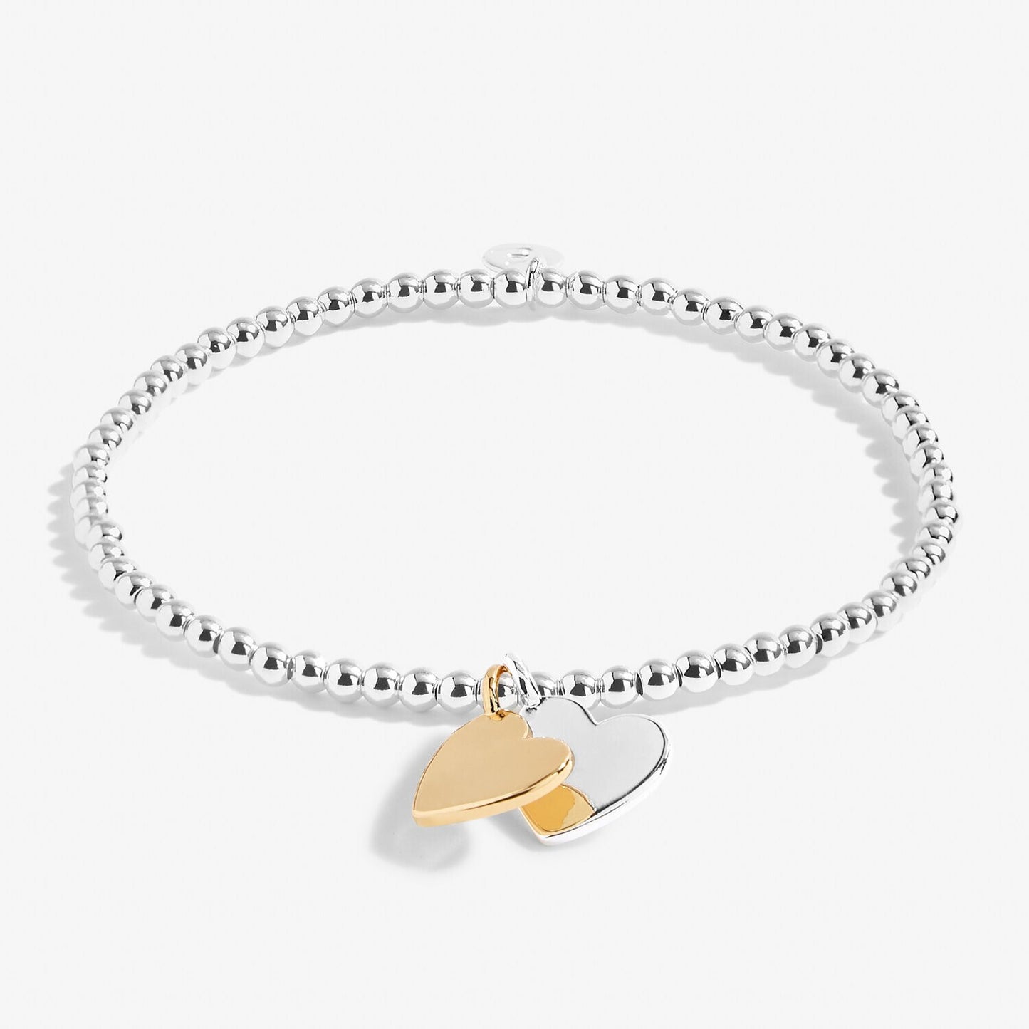 Joma Jewellery Silver Plated Beaded Bracelet A Little SOUL SISTERS + Gift Bag