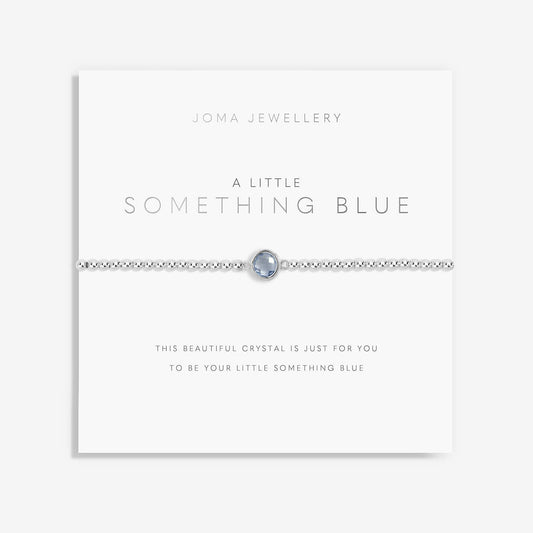Joma Silver Plated Beaded Bracelet A Little SOMETHING BLUE + Gift Bag 5808