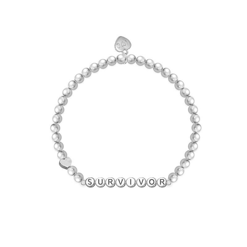 Life Charms Bracelet - " YOU ARE A SURVIVOR " Beautifully Gift Boxed - NEW