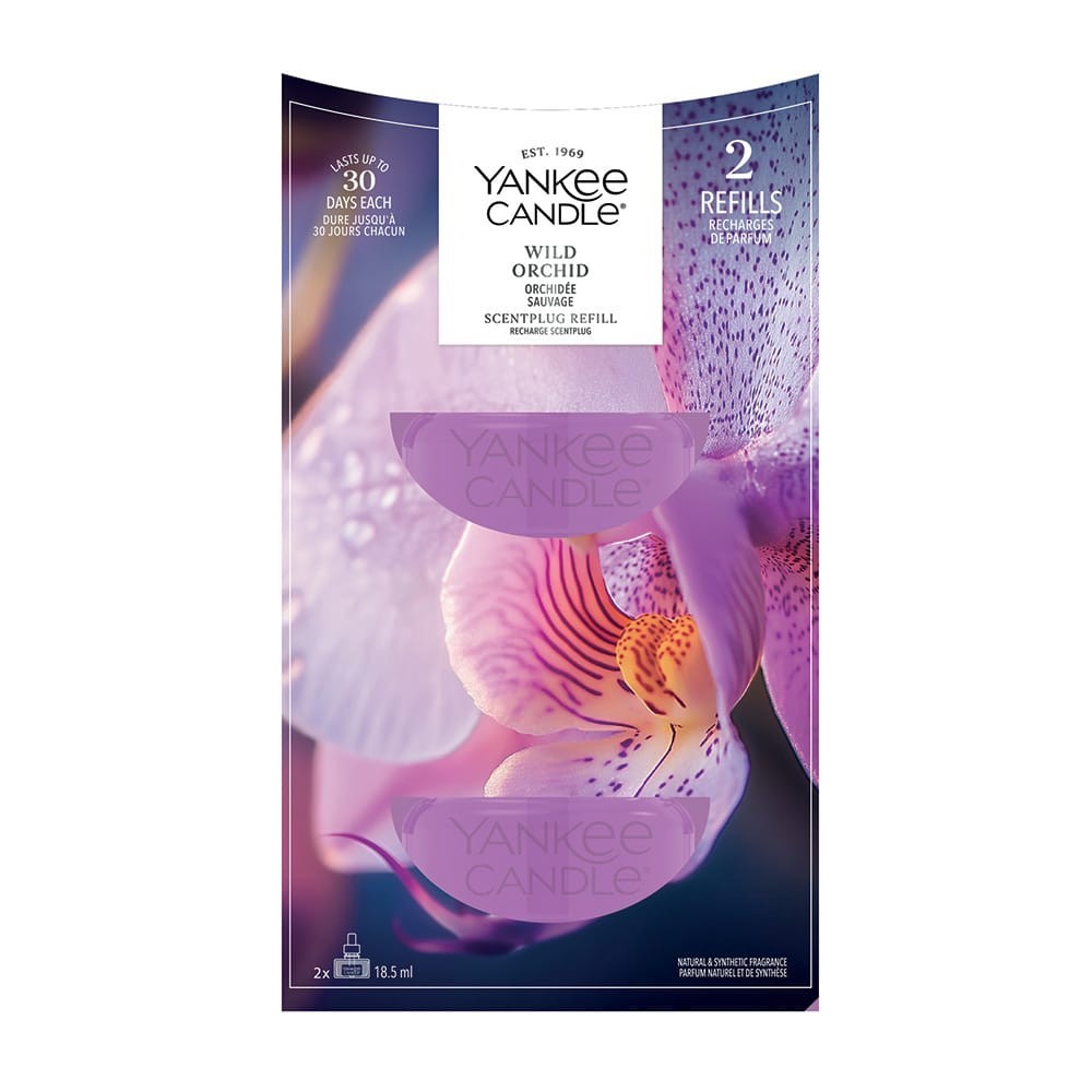 Yankee Candle ScentPlug Plug in Air Freshener Refills Fragrance WILD ORCHID